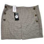 GEORGE Spódnica Damska Czarno-Biała Kratka XL - zdjęcie 1