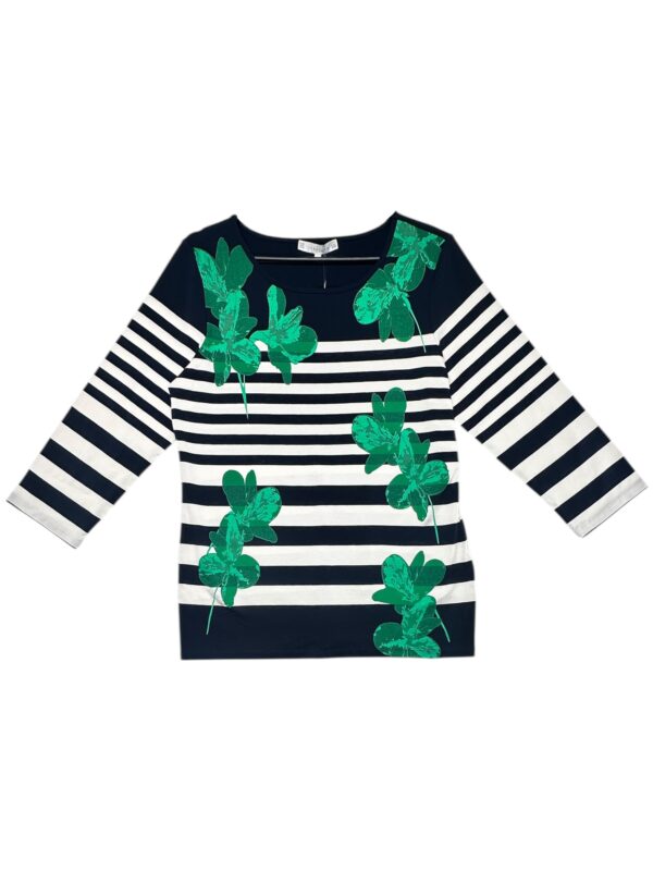 LAKELAND Bluzka Damska Biało-Czarna XL