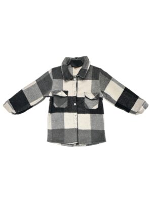 Koszula Dziecięce Czarna Kratka 110