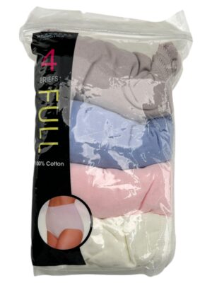 PEACOCKS Majtki Damskie Wielokolorowe 4-Pack 5XL/6XL