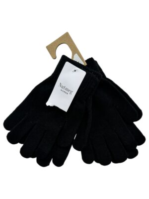 NUTMEG 2-Pack Rękawiczki Damskie Czarne One Size
