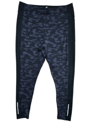 F&F ACTIVE Legginsy Damskie Czarne Moro 3XL