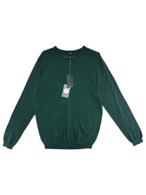 DANIEL HERBERT Sweter Męski Zielony L