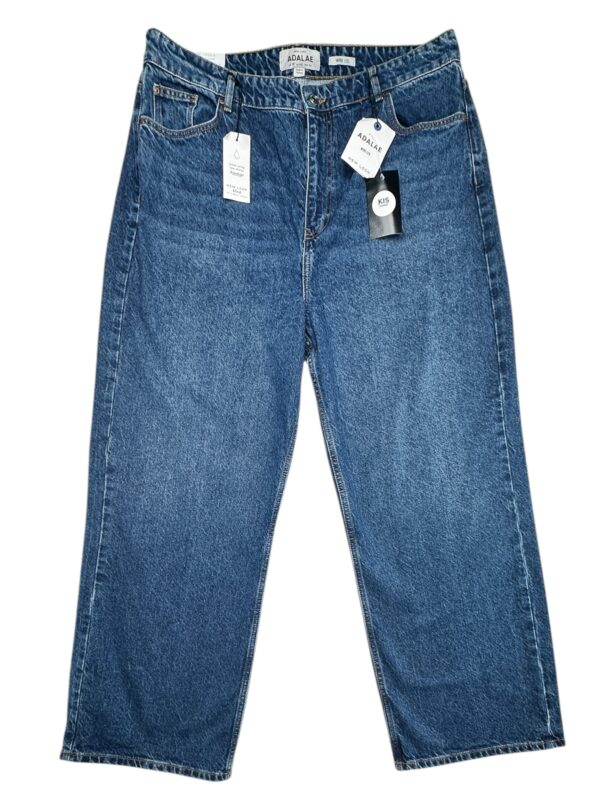 NEW LOOK Jeansy Damskie Niebieskie 3XL