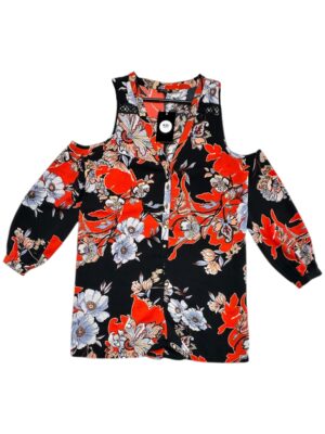 RIVER ISLAND Kombinezon Damski Czarno-Czerwony XS