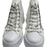 JW ANDERSON Sneakersy Męskie Białe Skóra 39 - zdjęcie 1