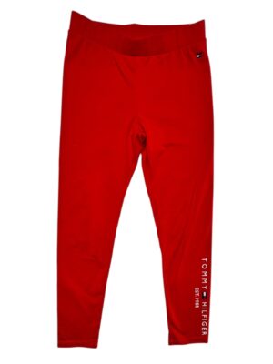 TOMMY HILFIGER Legginsy Dziecięce Czerwone 116