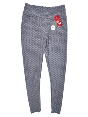 MUNDO MIX Legginsy Damskie Szare S/M