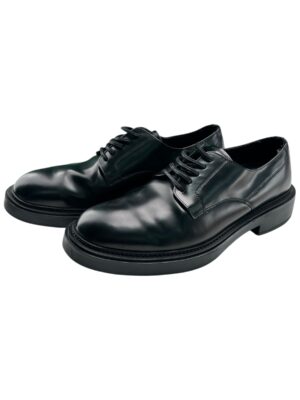 MASSIMO DUTTI Buty Męskie Czarne Skóra Naturalna 44