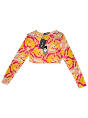 PRETTYLITTLETHING Bluzka Damska Wielokolorowa S