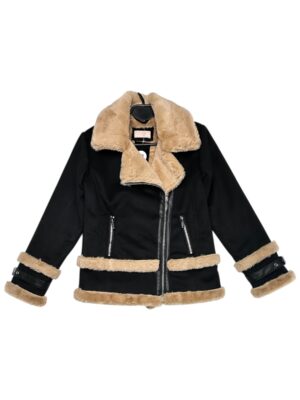 LIPSY LONDON Kurtka Dziecięca Czarna 152