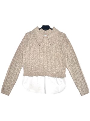 PRIMARK Sweter Dziecięcy Beżowy Rozmiar 158