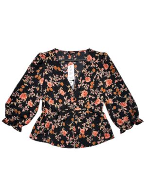 NEW LOOK Bluzka Damska Czarna XL