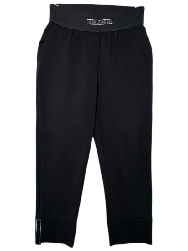 HANNA Spodnie Damskie Czarne XL