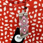 BOOHOO Sukienka Damska Pomarańczowo Biała M - zdjęcie 3