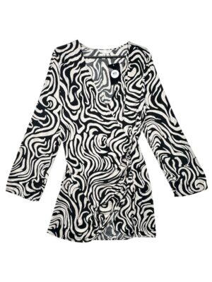 H&M Sukienka Damska Czarno-Biała M