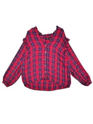 PAPAYA Koszula Damska Czerwona 3XL