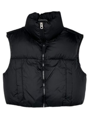 BERSHKA Kamizelka Damska Czarna XS