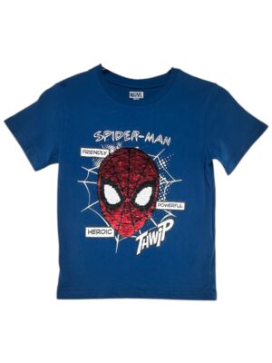 MARVEL DISNEY Koszulka Dziecięca Niebieska 128