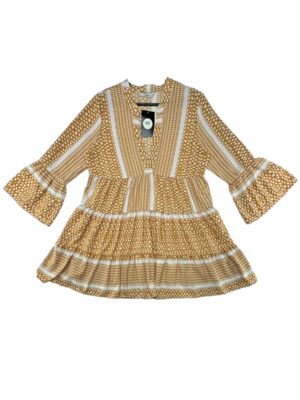 ONLY Sukienka Damska Brązowa Geometryczna S