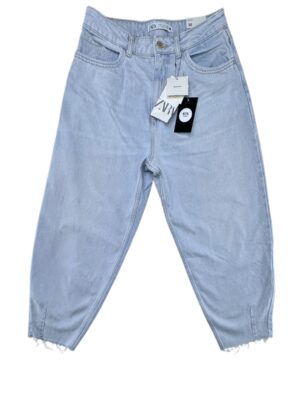 ZARA Jeansy Damskie Niebieskie M