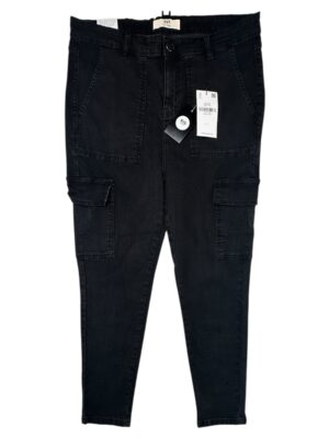 AVA Spodnie Damskie Czarne 4XL