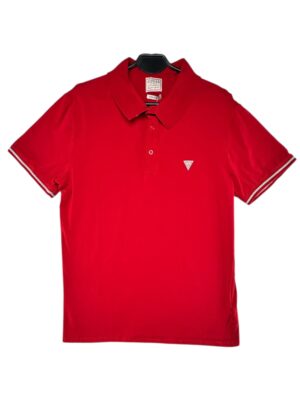 GUESS Koszulka Męska Czerwona XL