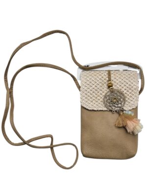 ALE-HOP Torebka Damska Beżowa ONE SIZE