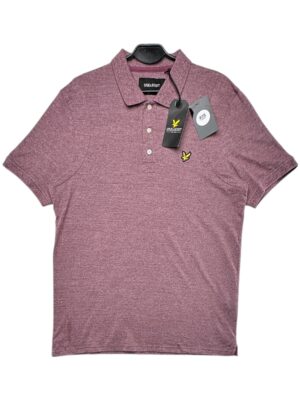 LYLE&SCOTT Koszulka Męska Fioletowa L