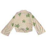 ZARA Koszula Damska Beżowa L Roślinny - zdjęcie 2