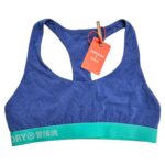 SUPERDRY Stanik Sportowy Damski Niebieski M - zdjęcie 1