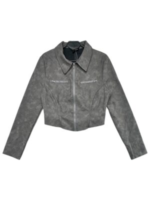 PRETTYLITTLETHING Kurtka Damska Szara L