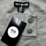 PRETTYLITTLETHING Spódnica Damska Szara M - zdjęcie 3