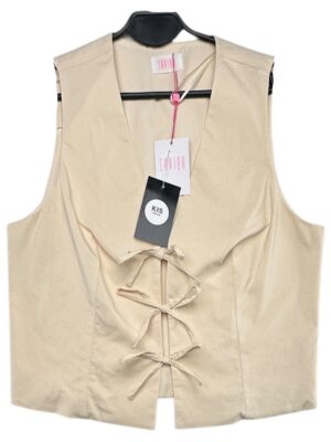 SAVIDA Kamizelka Damska Beżowa L