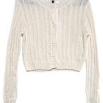 H&M Sweter Damski Biały XS - zdjęcie 1
