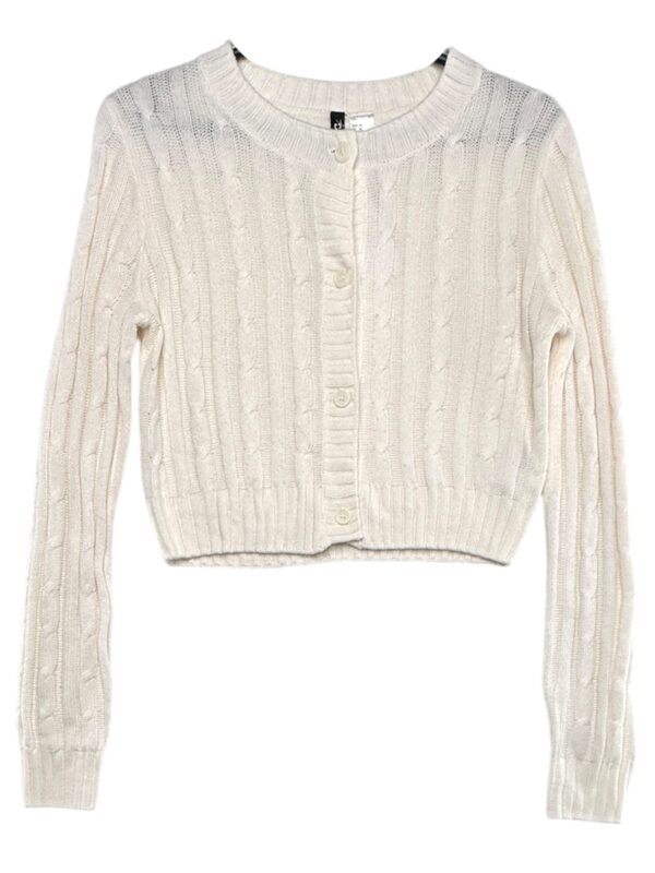 H&M Sweter Damski Biały XS
