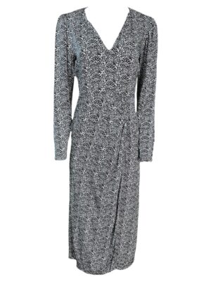 ZARA Sukienka Damska Czarna Wzorzysta S