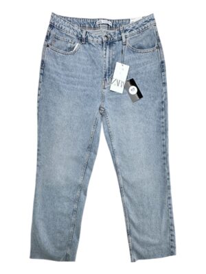 ZARA Jeansy Damskie Niebieskie XL