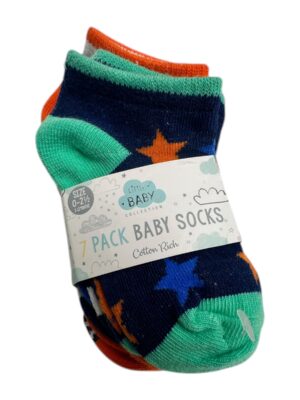 LITTLE 5-Pack BABY Skarpetki Dziecięce Wielokolorowe 68