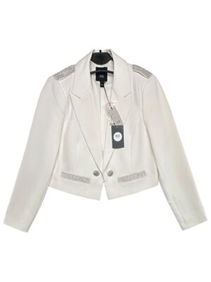 RIVER ISLAND Marynarka Damska Biała L