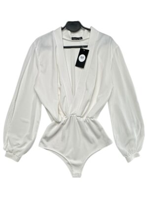 BOOHOO Body Damskie Białe XXL
