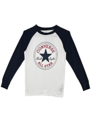 CONVERSE Bluzka Dziecięca Biała 140 (S)
