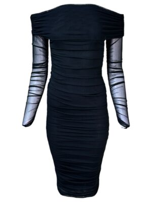 Sukienka Damska Czarna XS