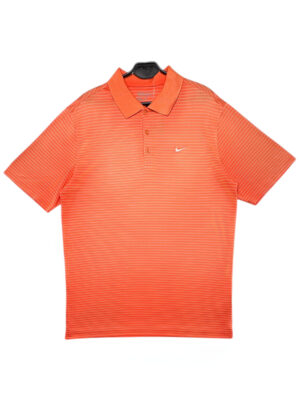 NIKE GOLF Koszulka Męska Pomarańczowa L