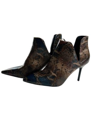 LA BOTTINE SOUTIANTE Botki Damskie Brązowe Wzór Zwierzęcy 37