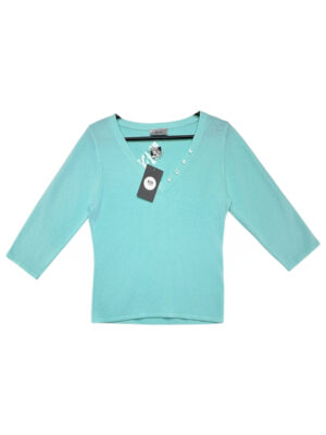 BHS PETITES Sweter Damski Niebieski M