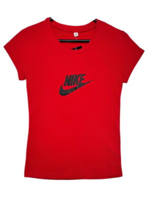 INSPIROWANA NIKE Koszulka Damska Czerwona S