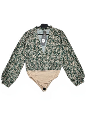 BOOHOO Body Damskie Zielone M 100% poliester