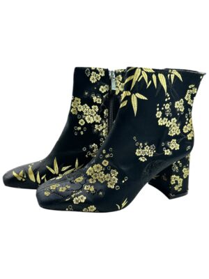 ZARA Botki Damskie Czarny Wzór 38