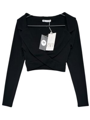 ZARA Bluzka Damska Czarna S